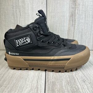 NEW Vans Half Cab MTE-3 Gore-Tex Black Winter Sneaker Boot Shoe Womens Size 6.5